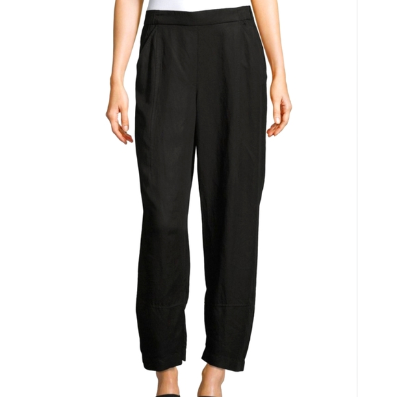 Eileen Fisher Pants - Eileen Fisher womens pants size extra small black, elastic waist Pockets